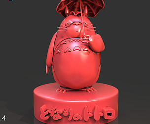 Totoro Sculpture Timelapse + Model