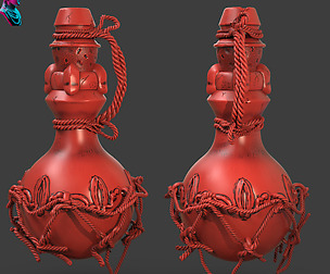 Healing Potion Timelapse + Model