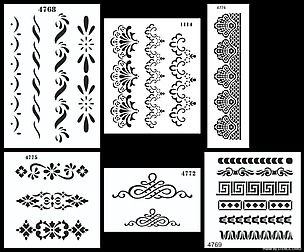 6 (( Payroll )) Stencil Vector Corel (.cdr)
