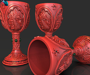 Dragon Cup Timelapse + Model