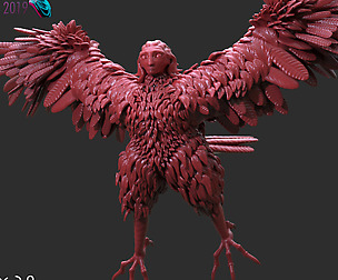 Harpy Timelapse + Model
