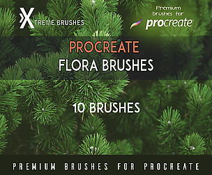 Procreate Flora Brushes