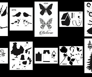 10 (( 3D )) Stencil Vector Corel (.cdr)