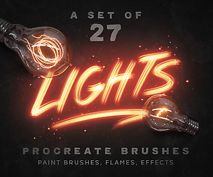 Lights Procreate Brushes