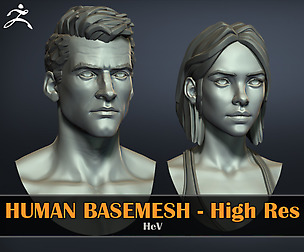 Human Basemesh - HighRes