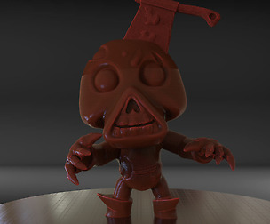 Stylized Cute Zombie Timelapse + Model