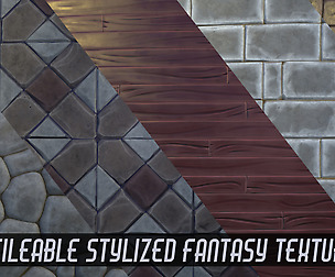 Tiled Textures - Stylized Fantasy