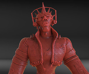 Stylized Punk Timelapse + Model