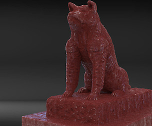 Hachiko Sculpture Timelapse + Model
