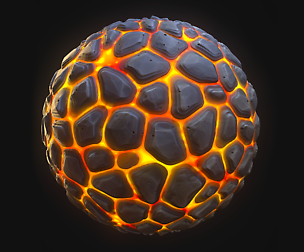 Substance Stylized Lava