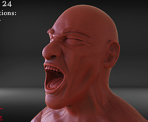 Angry Man Timelapse + Model