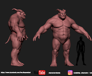 Free Character Basemesh  Ogre / Troll