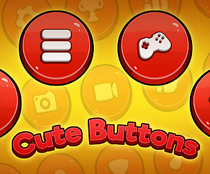 Cute Button GUI Kit