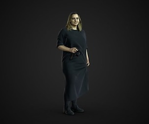 3d scan woman 2