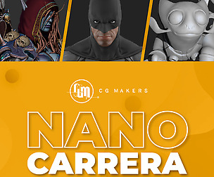 Arte de personajes 3D: Básico a Intermedio