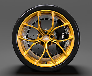 Bugatti Chiron wheel
