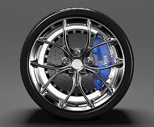 Bugatti Chiron wheel 2