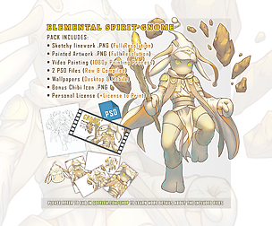 Gnome Elemental Spirit Pack