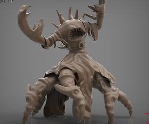 Crab Monster Figurine
