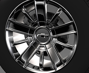 Chevrolet Silverado High Country wheel 2017