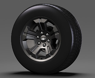 Chevrolet Silverado LT Z71 wheel 2017