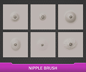 Nipple Brush + Bonus Piercing IMM!