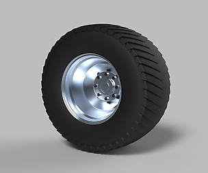 Rear wheel from Pulling tractor 2