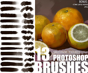 Speedpaint brush pack + time lapse video