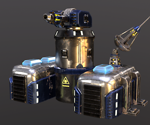 Sci-Fi Laser Tower