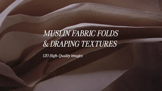 MUSLIN FABRIC FOLDS & DRAPING TEXTURES cover