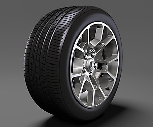 Dodge Challenger GT AWD 2017 wheel