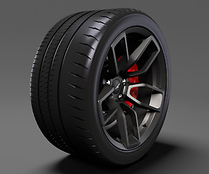 Dodge Challenger Hellcat Widebody 2017 wheel