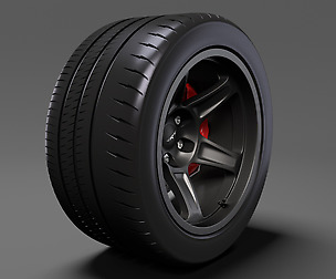 Dodge Challenger SRT Demon 2017 rearwheel
