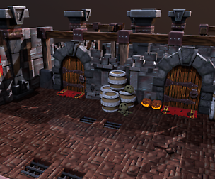 Modular Stylized Handpainted Dungeon