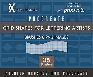 Procreate GRID Shapes PRO