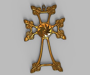 Cross 3D print model