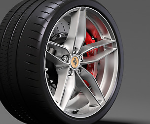 Ferrari 488 GTB_wheel