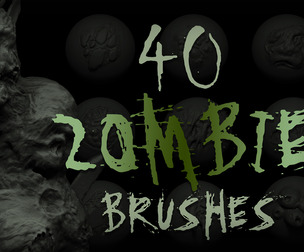 Zbrush + Blender - Zombie VDM Brush