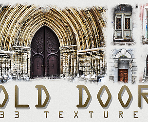 33 OLD and URBAN DOOR textures overlays grunge