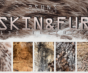 130 SKIN AND FUR textures pack overlays digital