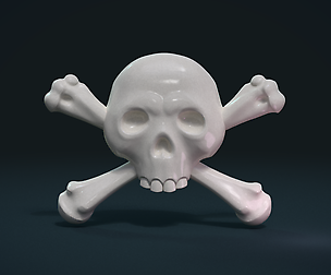 Simple Skull Relief