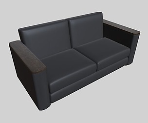 Leather sofa
