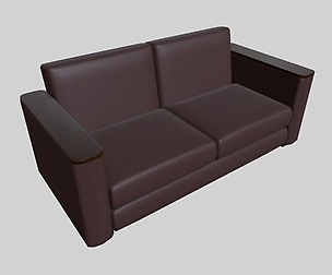Leather sofa