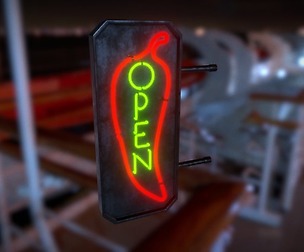 Neon sign PBR