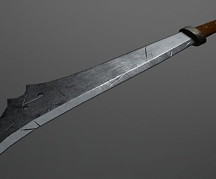 Medieval falchion