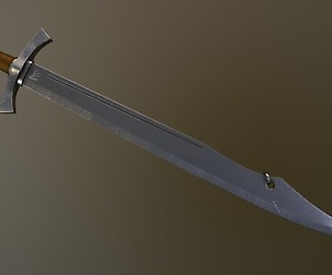 Medieval falchion