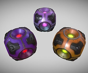 Sci-fi energy sphere