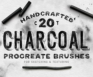 Charcoal Procreate Brushes