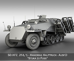 SD.KFZ 251 Ausf.D - Stuka zu Fuss