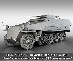 SD.KFZ 251/17 Ausf.D - Anti-Aircraft Vehicle